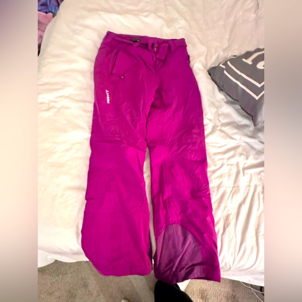 Schoffel pink salopettes